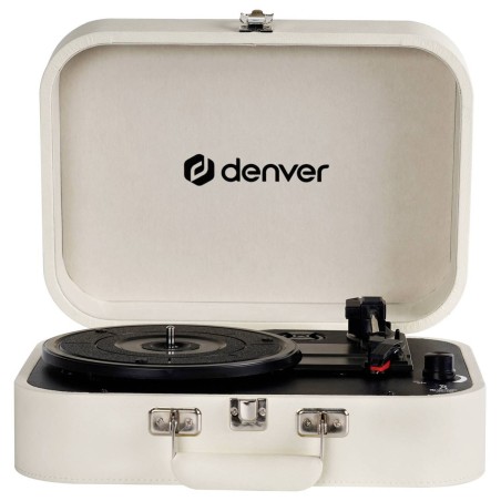 Denver VPL-130 White Stereo Turntable - Premium Sound Experience & Stylish Design
